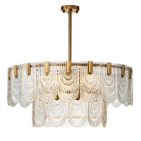 Подвесная люстра Indigo Salice 12022/A/9R Brass V000024 Подвесная люстра Indigo Salice 12022/A/9R Brass V000024