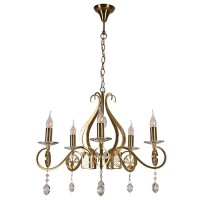 Подвесная люстра Lumien Hall Ауэрель 2031/5H-BRGD-CGN Подвесная люстра Lumien Hall Ауэрель 2031/5H-BRGD-CGN