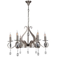 Подвесная люстра Lumien Hall Ауэрель 2031/6H-SNCR-CL Подвесная люстра Lumien Hall Ауэрель 2031/6H-SNCR-CL