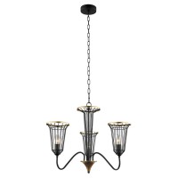 Подвесная люстра Lumien Hall Блис 4016/3P-BK-GD