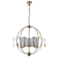 Подвесная люстра Lumien Hall Илис 3303/5H-AB-SNGD-CL Подвесная люстра Lumien Hall Илис 3303/5H-AB-SNGD-CL