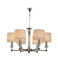 Подвесная люстра Lumien Hall Саленто LH1049/6H-NK-WT Подвесная люстра Lumien Hall Саленто LH1049/6H-NK-WT