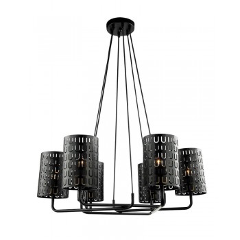 Подвесная люстра Lumien Hall Тейл 4002/6P-BK-GR