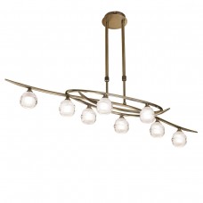 Подвесная люстра Mantra Loop Antique Brass 1820 Подвесная люстра Mantra Loop Antique Brass 1820