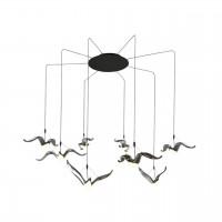 Подвесная светодиодная люстра Aployt Adriana APL.033.03.40 Подвесная светодиодная люстра Aployt Adriana APL.033.03.40