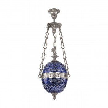 Подвесной светильник Bohemia Ivele 71000P/20 Ni Clear-Blue/H-1J FA3S