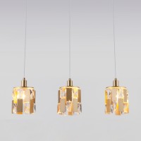 Подвесной светильник Eurosvet 50101/3 перламутровое золото Подвесной светильник Eurosvet 50101/3 перламутровое золото