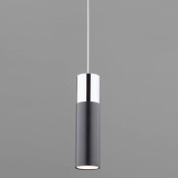 Подвесной светильник Eurosvet 50135/1 LED хром/черный Подвесной светильник Eurosvet 50135/1 LED хром/черный