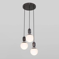 Подвесной светильник Eurosvet 50151/3 черный жемчуг Подвесной светильник Eurosvet 50151/3 черный жемчуг