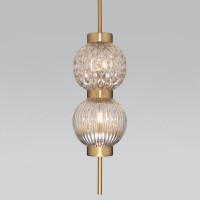 Подвесной светильник Eurosvet Plaza 50186/2 латунь Подвесной светильник Eurosvet Plaza 50186/2 латунь