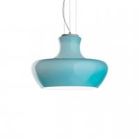 Подвесной светильник Ideal Lux Aladino SP1 D30 Azzurro 137292 Подвесной светильник Ideal Lux Aladino SP1 D30 Azzurro 137292