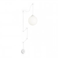 Подвесной светильник Ideal Lux Boa SP1 Bianco 160863 Подвесной светильник Ideal Lux Boa SP1 Bianco 160863