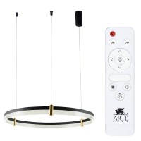 Подвесной светодиодный светильник Arte Lamp Mercury A2183SP-1BK Подвесной светодиодный светильник Arte Lamp Mercury A2183SP-1BK