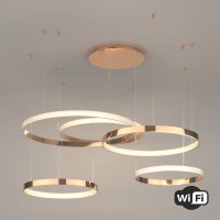 Подвесной светодиодный светильник Eurosvet Smart Posh 90275/5 медный Подвесной светодиодный светильник Eurosvet Smart Posh 90275/5 медный