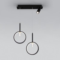 Подвесной светодиодный светильник Eurosvet Verge 90249/3 черный Подвесной светодиодный светильник Eurosvet Verge 90249/3 черный