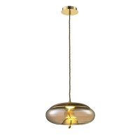 Подвесной светодиодный светильник Lumien Hall Avila LH4110/1PD-GD-AM Подвесной светодиодный светильник Lumien Hall Avila LH4110/1PD-GD-AM