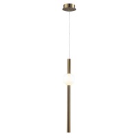 Подвесной светодиодный светильник Lumien Hall Greniya LH8023/1PA-GD-WT Подвесной светодиодный светильник Lumien Hall Greniya LH8023/1PA-GD-WT