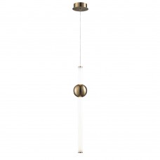 Подвесной светодиодный светильник Lumien Hall Greniya LH8023/1PB-GD-WT