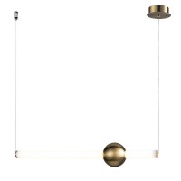 Подвесной светодиодный светильник Lumien Hall Greniya LH8023/1PD-GD-WT Подвесной светодиодный светильник Lumien Hall Greniya LH8023/1PD-GD-WT