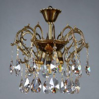 Потолочная люстра Ambiente Alicante 8888/3 PL PB Tear Drop Потолочная люстра Ambiente Alicante 8888/3 PL PB Tear Drop