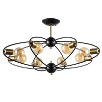 Потолочная люстра Arte Lamp Glasgow A1963PL-8BK Потолочная люстра Arte Lamp Glasgow A1963PL-8BK