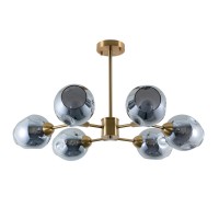 Потолочная люстра Arte Lamp Yuka Smoky A7759PL-6PB Потолочная люстра Arte Lamp Yuka Smoky A7759PL-6PB