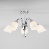 Потолочная люстра Eurosvet 30149/5 хром Потолочная люстра Eurosvet 30149/5 хром