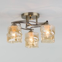 Потолочная люстра Eurosvet 30158/3 античная бронза Потолочная люстра Eurosvet 30158/3 античная бронза