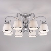 Потолочная люстра Eurosvet 60088/8 хром Потолочная люстра Eurosvet 60088/8 хром