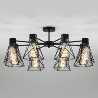 Потолочная люстра Eurosvet 70107/8 черный