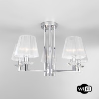 Потолочная люстра Eurosvet Alegria 60125/5 хром Smart Потолочная люстра Eurosvet Alegria 60125/5 хром Smart