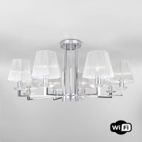 Потолочная люстра Eurosvet Alegria 60125/8 хром Smart Потолочная люстра Eurosvet Alegria 60125/8 хром Smart