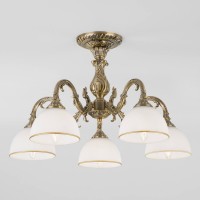 Потолочная люстра Eurosvet Caldera 60106/5 античная бронза Потолочная люстра Eurosvet Caldera 60106/5 античная бронза