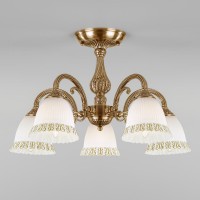 Потолочная люстра Eurosvet Campina 60107/5 античная бронза Потолочная люстра Eurosvet Campina 60107/5 античная бронза