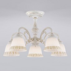 Потолочная люстра Eurosvet Campina 60107/5 белый с золотом