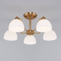 Потолочная люстра Eurosvet Carissa 30172/5 античная бронза Потолочная люстра Eurosvet Carissa 30172/5 античная бронза