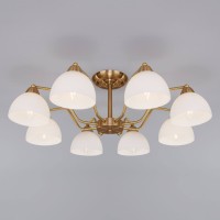 Потолочная люстра Eurosvet Carissa 30172/8 античная бронза Потолочная люстра Eurosvet Carissa 30172/8 античная бронза