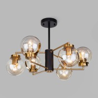 Потолочная люстра Eurosvet Creek 70118/6 черный Потолочная люстра Eurosvet Creek 70118/6 черный