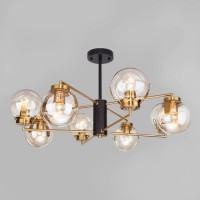 Потолочная люстра Eurosvet Creek 70118/8 черный Потолочная люстра Eurosvet Creek 70118/8 черный