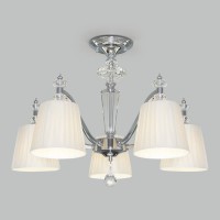 Потолочная люстра Eurosvet Diva 60122/5 хром Потолочная люстра Eurosvet Diva 60122/5 хром