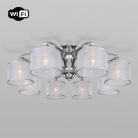 Потолочная люстра Eurosvet Fabiola 60124/8 хром Smart Потолочная люстра Eurosvet Fabiola 60124/8 хром Smart