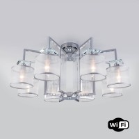 Потолочная люстра Eurosvet Fargo 60123/8 хром Smart Потолочная люстра Eurosvet Fargo 60123/8 хром Smart