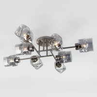 Потолочная люстра Eurosvet Hilari 30165/8 черный жемчуг Потолочная люстра Eurosvet Hilari 30165/8 черный жемчуг