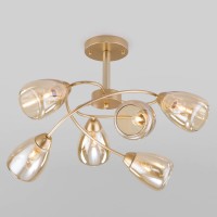 Потолочная люстра Eurosvet Noemi 30168/6 матовое золото Потолочная люстра Eurosvet Noemi 30168/6 матовое золото
