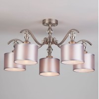 Потолочная люстра Eurosvet Ofelia 60070/5 сатин-никель Потолочная люстра Eurosvet Ofelia 60070/5 сатин-никель