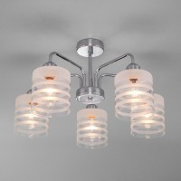 Потолочная люстра Eurosvet Оптима Essence 30176/5 хром Потолочная люстра Eurosvet Оптима Essence 30176/5 хром