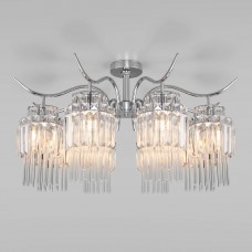 Потолочная люстра Eurosvet Sevilia 10119/8 хром/прозрачный хрусталь Strotskis