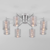 Потолочная люстра Eurosvet Tela 70109/8 хром Потолочная люстра Eurosvet Tela 70109/8 хром