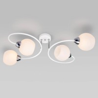 Потолочная люстра Eurosvet Tulia 30136/4 белый Потолочная люстра Eurosvet Tulia 30136/4 белый