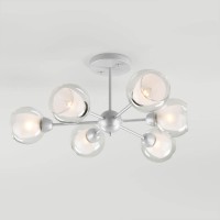 Потолочная люстра Eurosvet Vivien 30163/6 серебро Потолочная люстра Eurosvet Vivien 30163/6 серебро